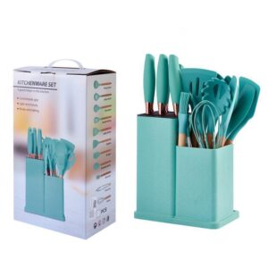19pcs silicone kitchen spoon set